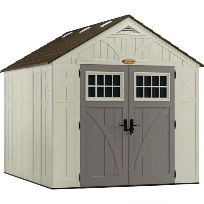 Suncast Tremont 8×10 BMS8100 Outdoor Resin Storage Shed
