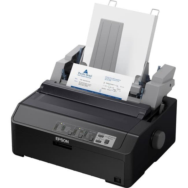 Epson – LQ-590II N 24-pin Dot Matrix Printer – Energy Star – 584 cps Mono – 8.50″ Width x 11″ Length – USB – Monochrome
