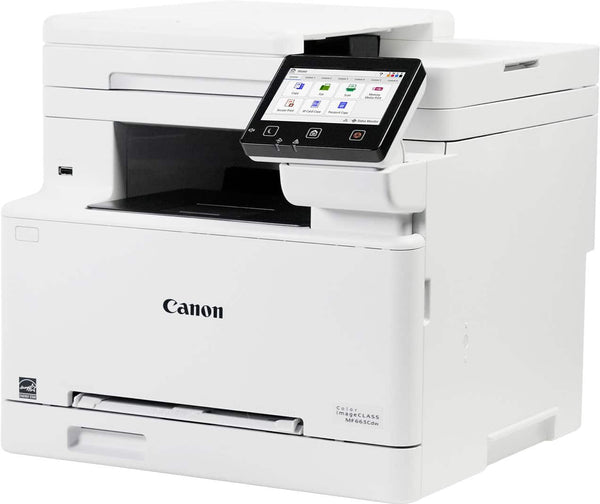 Canon – imageCLASS MF663Cdw Wireless Duplex Color Laser All-In-One Printer with 50-Sheet ADF – White